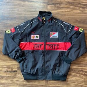 Ferrari F1 Racing Jacket XL - Black and Red